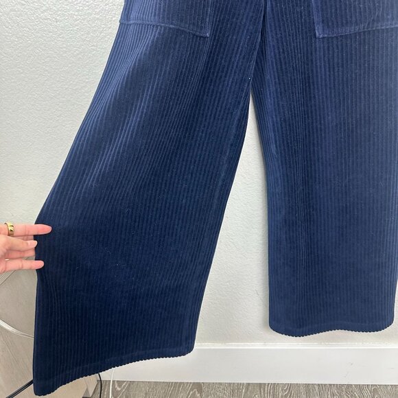 Madewell Texture & Thread Velour Corduroy Overalls M Boho Minimalist Soft - Picture 5 of 10